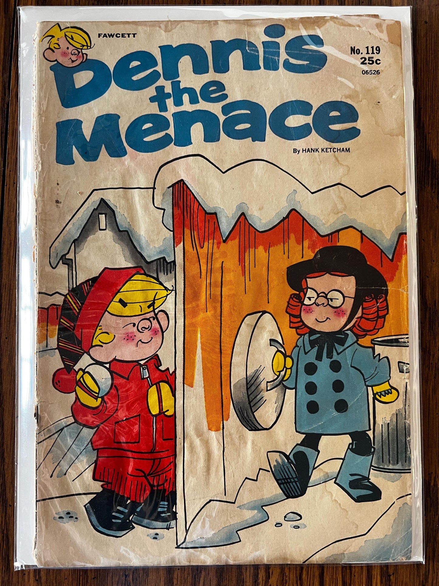Vintage Dennis the Menace Comic Lot (6 Issues, 1971-1973) | Fawcett Bonus Magazine Series & Specials