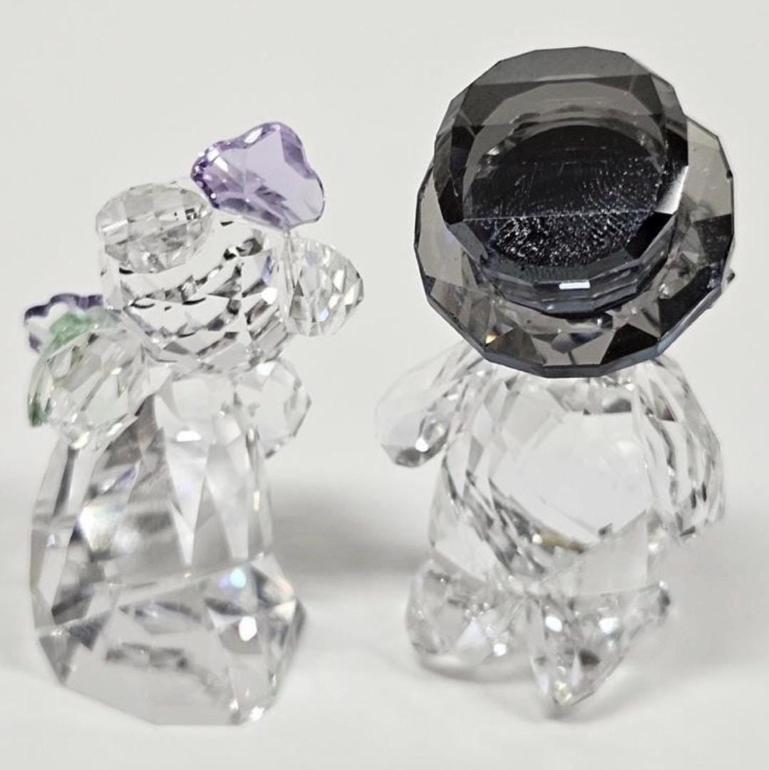 Swarovski Crystal Kris Bear You & I Figurines, No Box