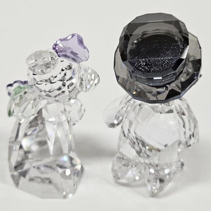 Swarovski Crystal Kris Bear You & I Figurines, No Box