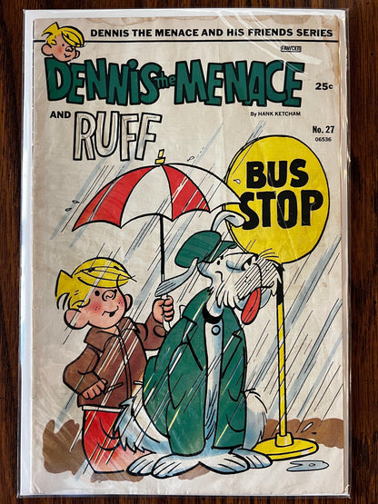 Vintage Dennis the Menace Comic Book Lot: 1970s Fawcett Humor Collectibles