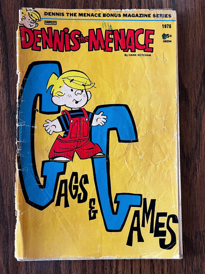Vintage Dennis the Menace Comic Book Lot: 1970s Fawcett Humor Collectibles