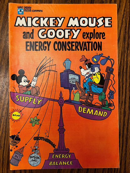 Whitman and Disney Educational 1970s Lot | Daisy & Donald | Mickey/Pluto | Junior Woodchucks | Energy Booklets | 7 Comics