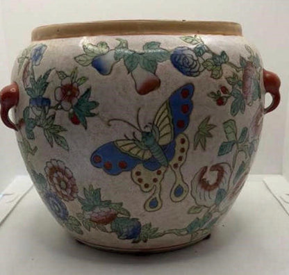 Vintage Butterfly Kamcheng Ginger Jar