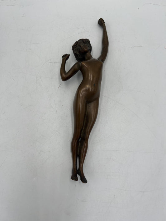 Art Deco Nude Woman Bronze Statuette