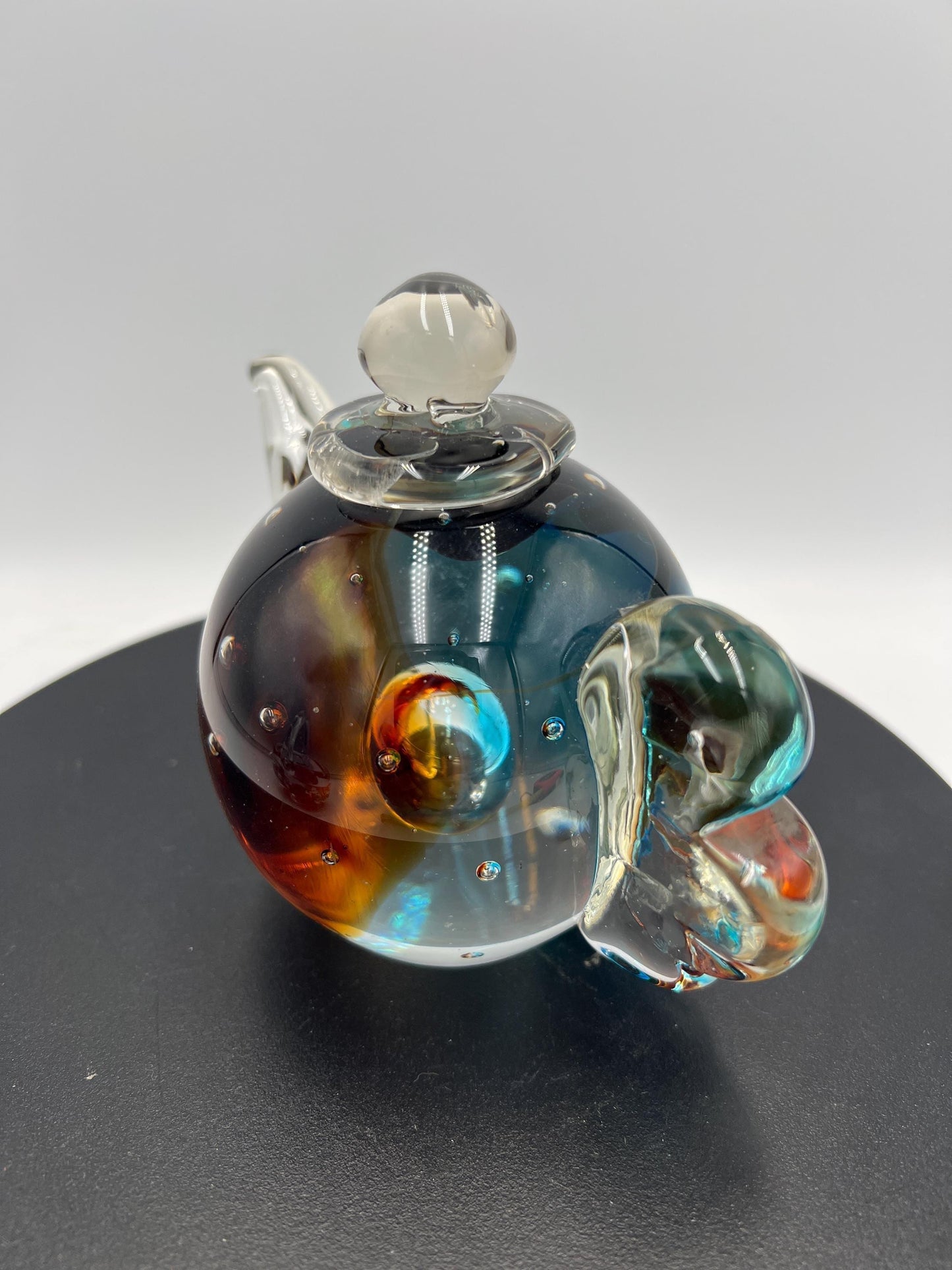 Art Glass: Teapots and Joe Rice Basket - Sold Individually