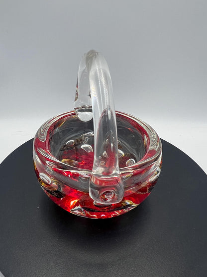 Art Glass: Teapots and Joe Rice Basket - Sold Individually