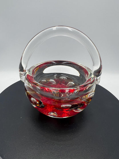 Art Glass: Teapots and Joe Rice Basket - Sold Individually