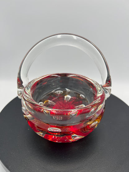 Art Glass: Teapots and Joe Rice Basket - Sold Individually
