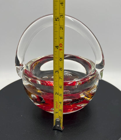 Art Glass: Teapots and Joe Rice Basket - Sold Individually