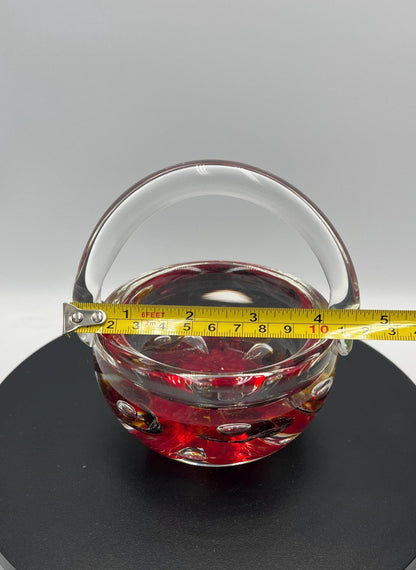 Art Glass: Teapots and Joe Rice Basket - Sold Individually