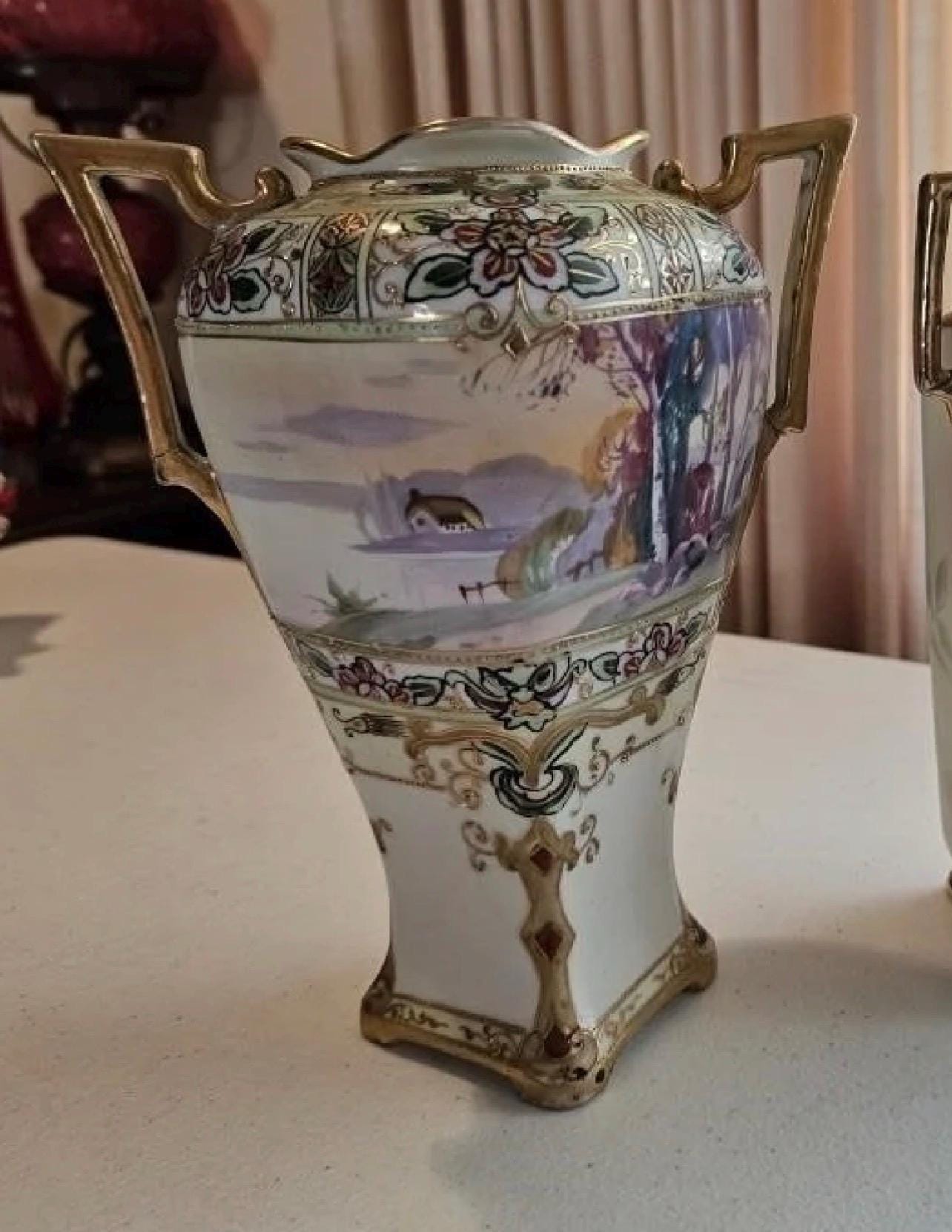 Vintage Nippon Hand Painted Vases Your Choice