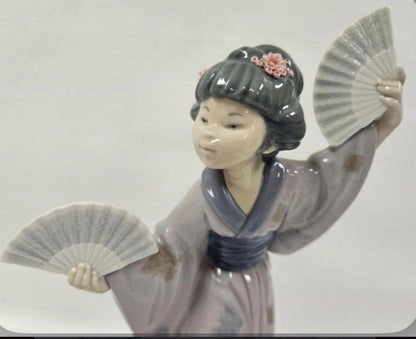Madame Butterfly and Sayonara Figurines: Lladro - Porcelain Sculptures. No Box. Sold Individually