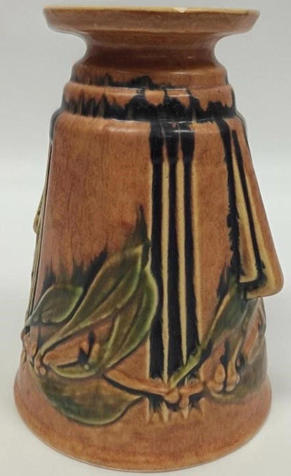 Roseville 1934 Laurel Vase - Vintage Handled Ceramic Pottery