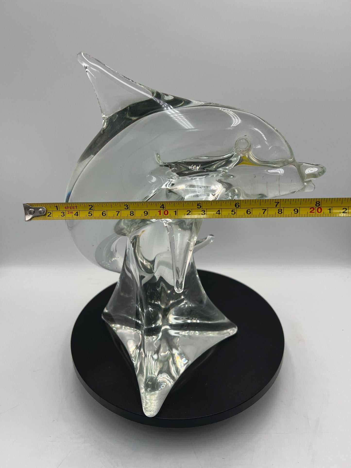 Murano Licio Zanetti Signed Art Glass Dolphin