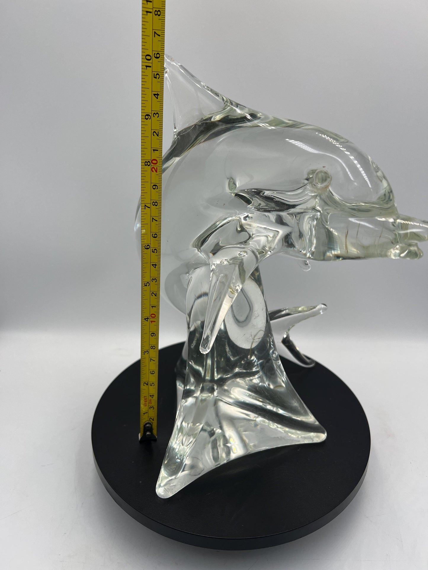 Murano Licio Zanetti Signed Art Glass Dolphin