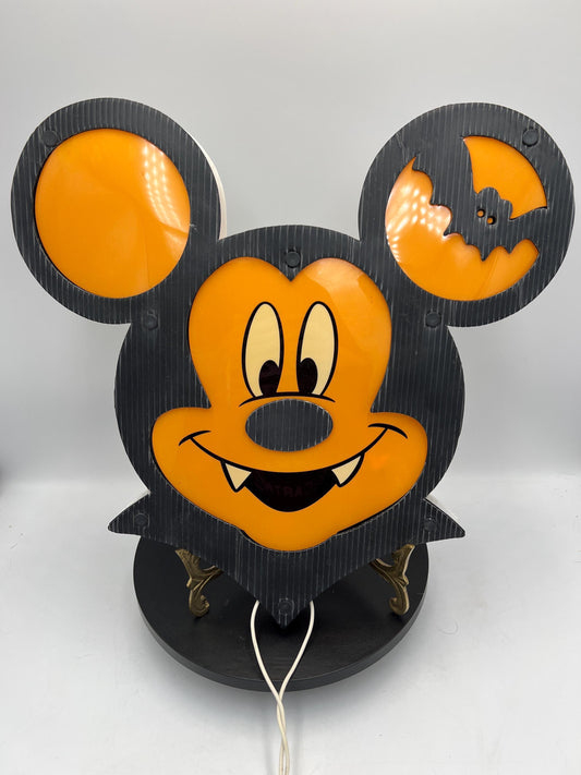 Vintage Mickey Mouse Halloween Vampire Light up Decoration