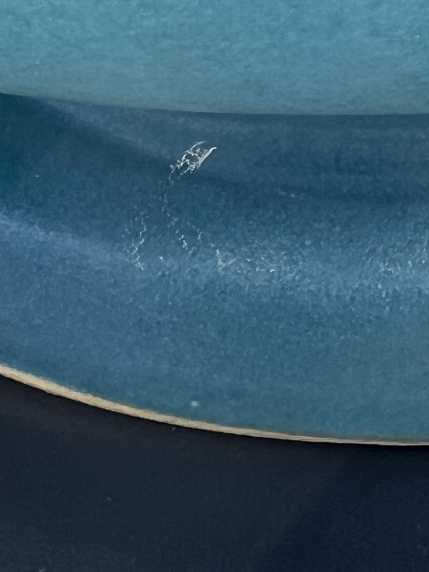 Roseville Blue 310-10" Apple Blossom Basket - Vintage Ceramic Pottery