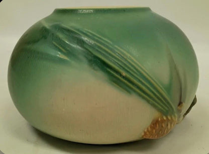 Roseville 278-4" Pinecone Jardiniere Single Handle - Vintage Ceramic Pottery