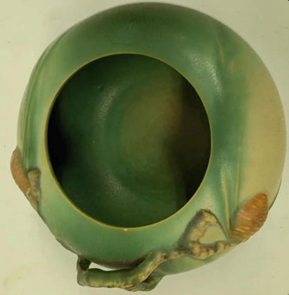 Roseville 278-4" Pinecone Jardiniere Single Handle - Vintage Ceramic Pottery