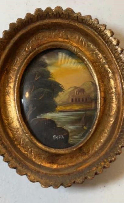 Ornate Framed Minuature Paintings