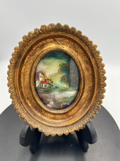 Ornate Framed Minuature Paintings