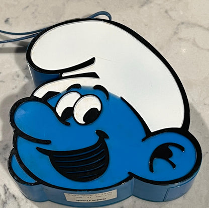 Vintage 1982 Peyo Smurf Novelty AM Transistor Radio