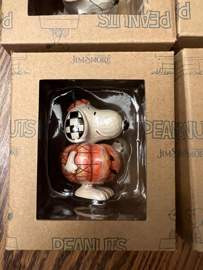 Jim Shore Peanuts Collection - Pumpkin, Vampire, Cupid and Elf - Your Choice