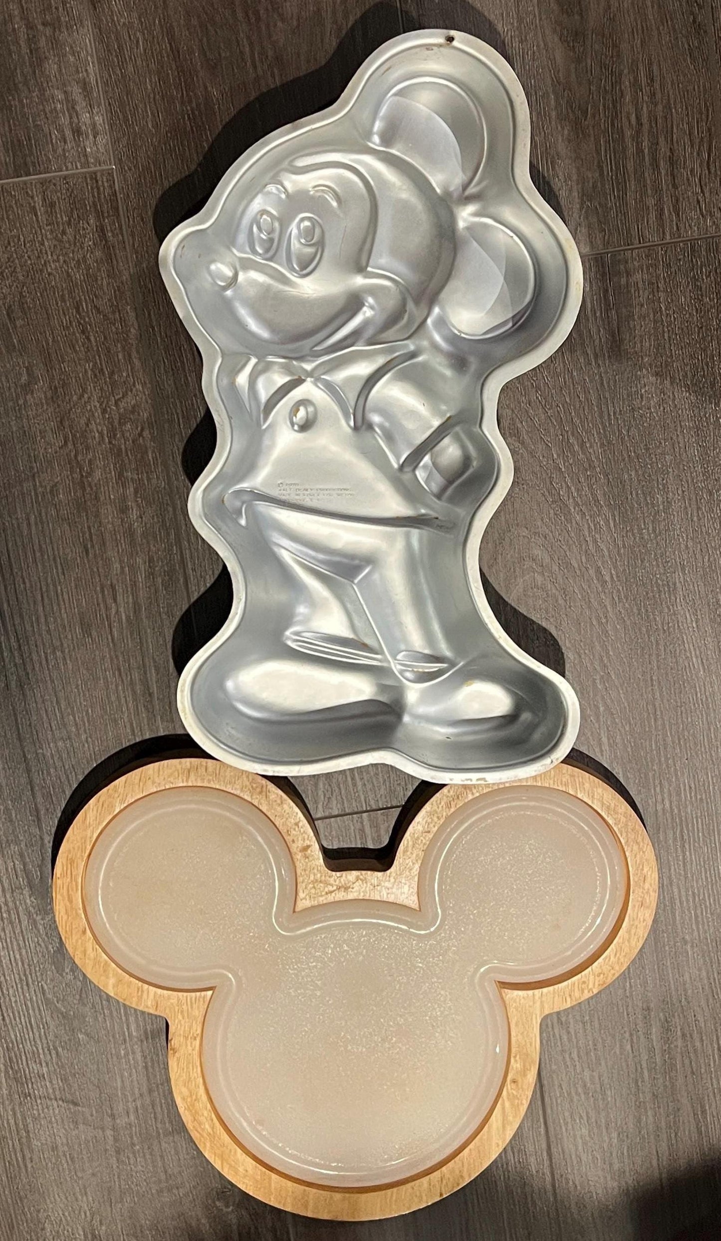 Disney Mickey Mouse Kitchenware - Cheese / Cutting Board and Cake Mold - Sold individually