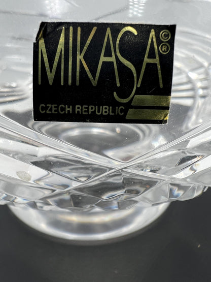 Vintage Crystal Centerpiece Bowl Mikasa