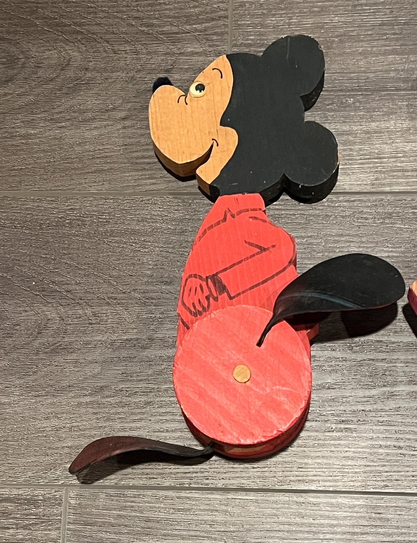 Old School Disney Mickey and Minnie Pair of Toys