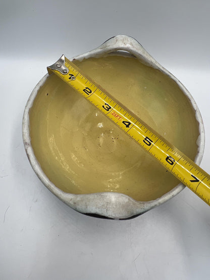 Art Pottery Bowl and Vase Signed by Artist Livia Gorka