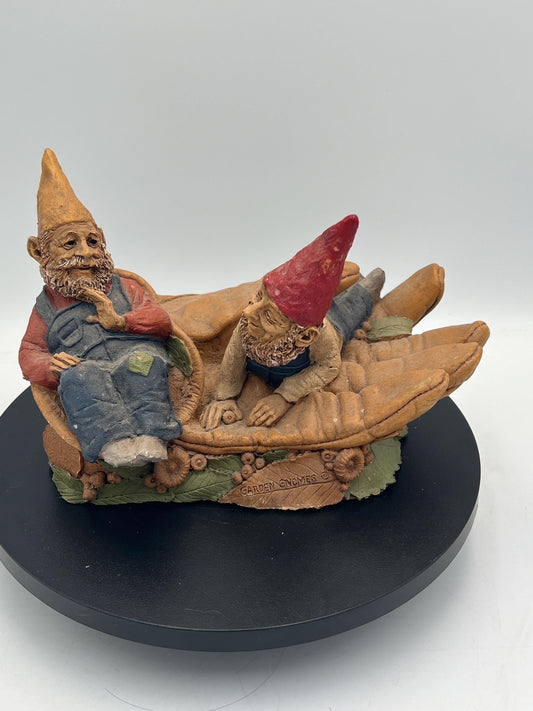 Tom Clark Gnomes | 'Garden Gnomes' Mold 5443 (2000) in Garden Glove and Gnome 'Freddy' | Sold Individually