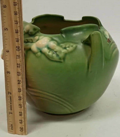 1940s Roseville Snowberry #188-5" Vase Vintage Ceramic Pottery