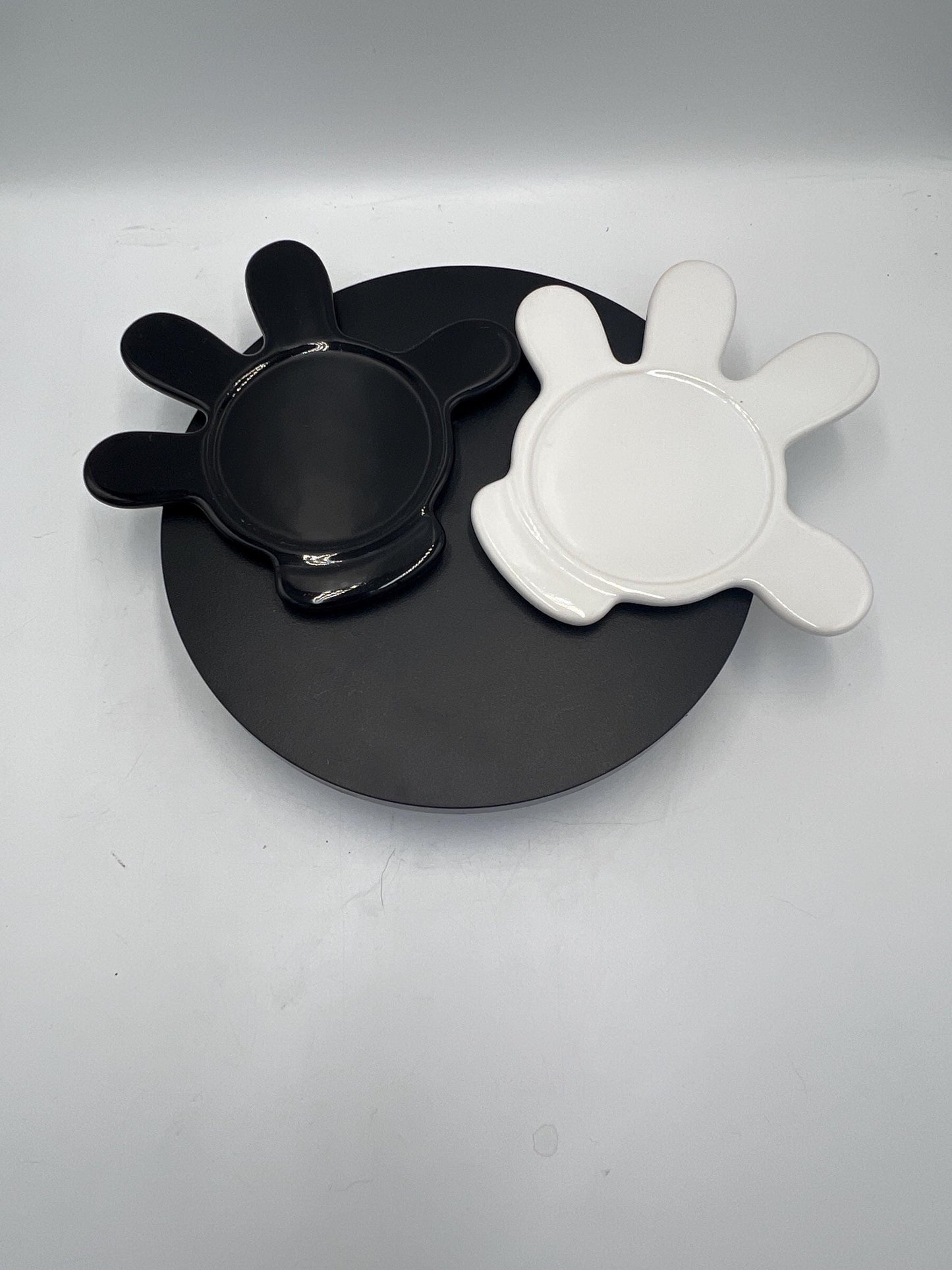 Disney Mickey Mouse "Tea for One" Stackable Set - Your choice of Black or White