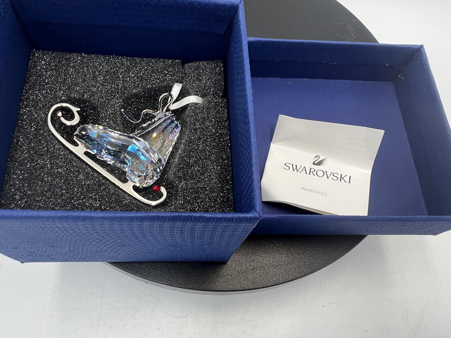 Swarovski Crystal Winter Skate, in Original Box and Packaging.
