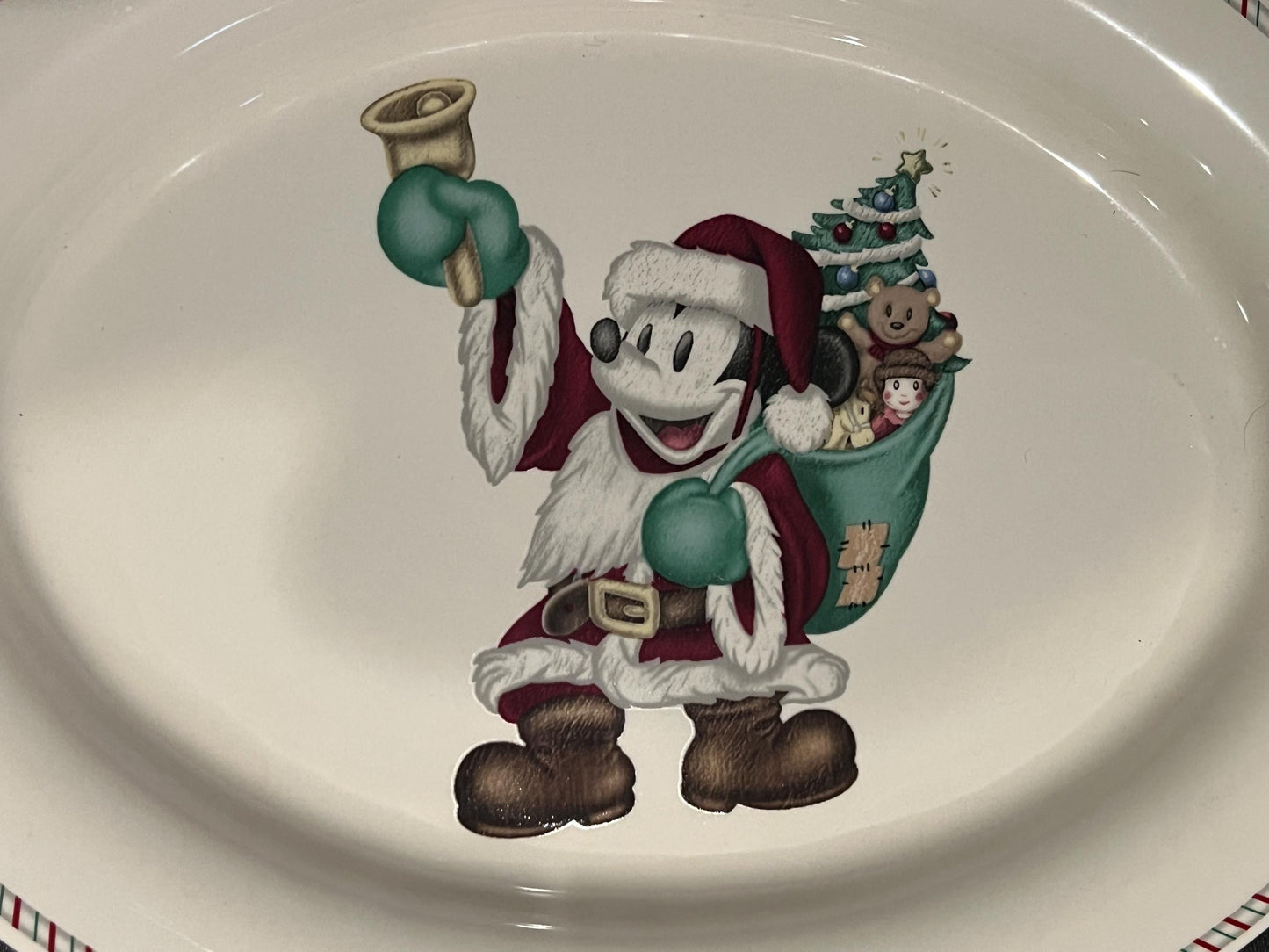 Disney MIckey Mouse Christmas Serving Platter
