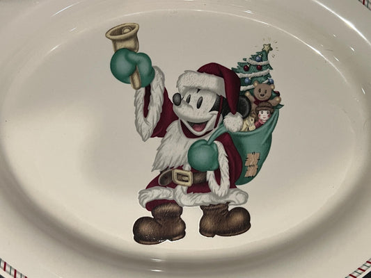 Disney MIckey Mouse Christmas Serving Platter