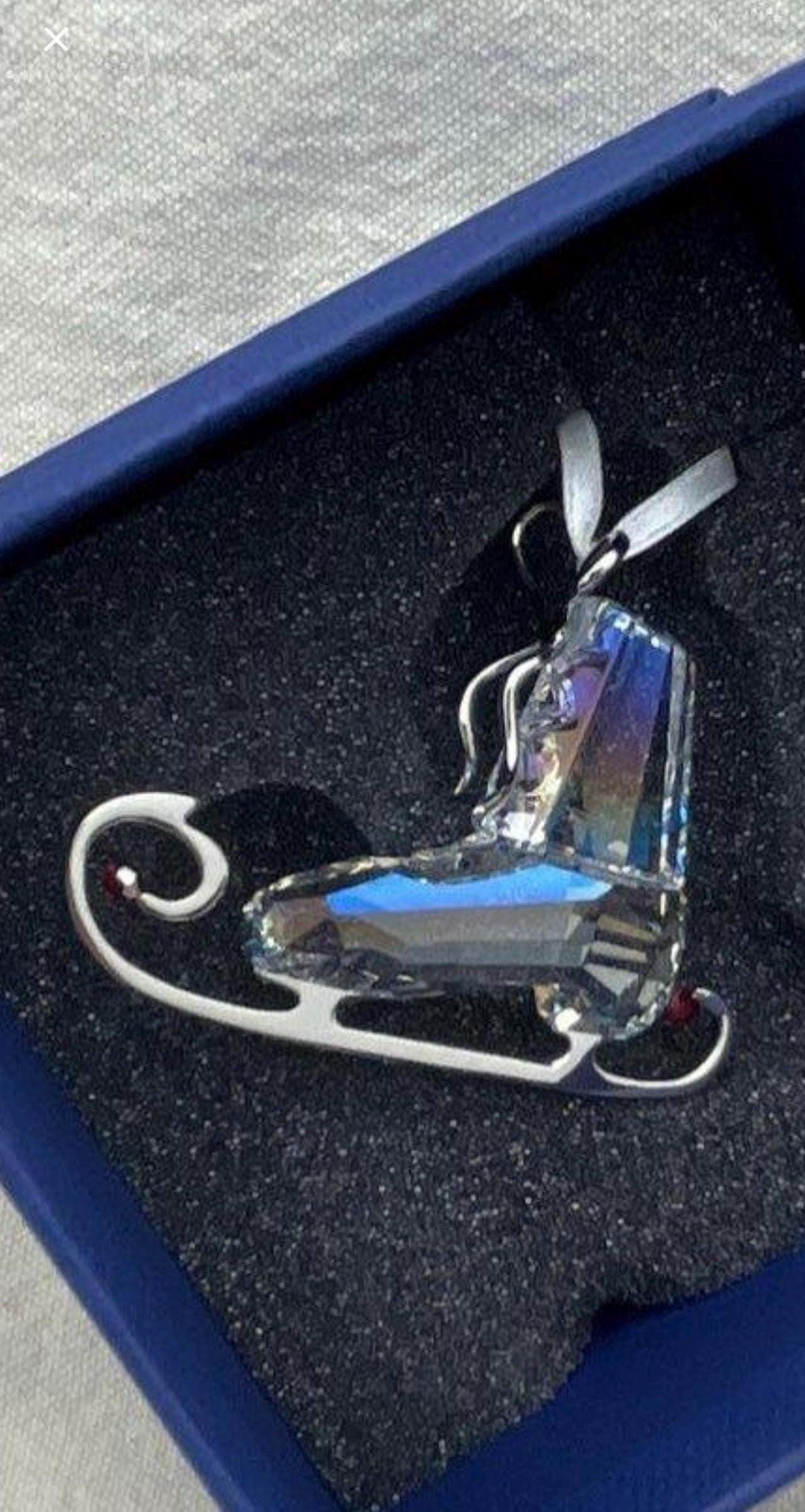 Swarovski Crystal Winter Skate, in Original Box and Packaging.