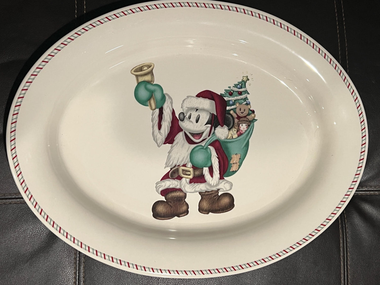 Disney MIckey Mouse Christmas Serving Platter