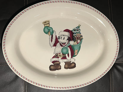 Disney MIckey Mouse Christmas Serving Platter
