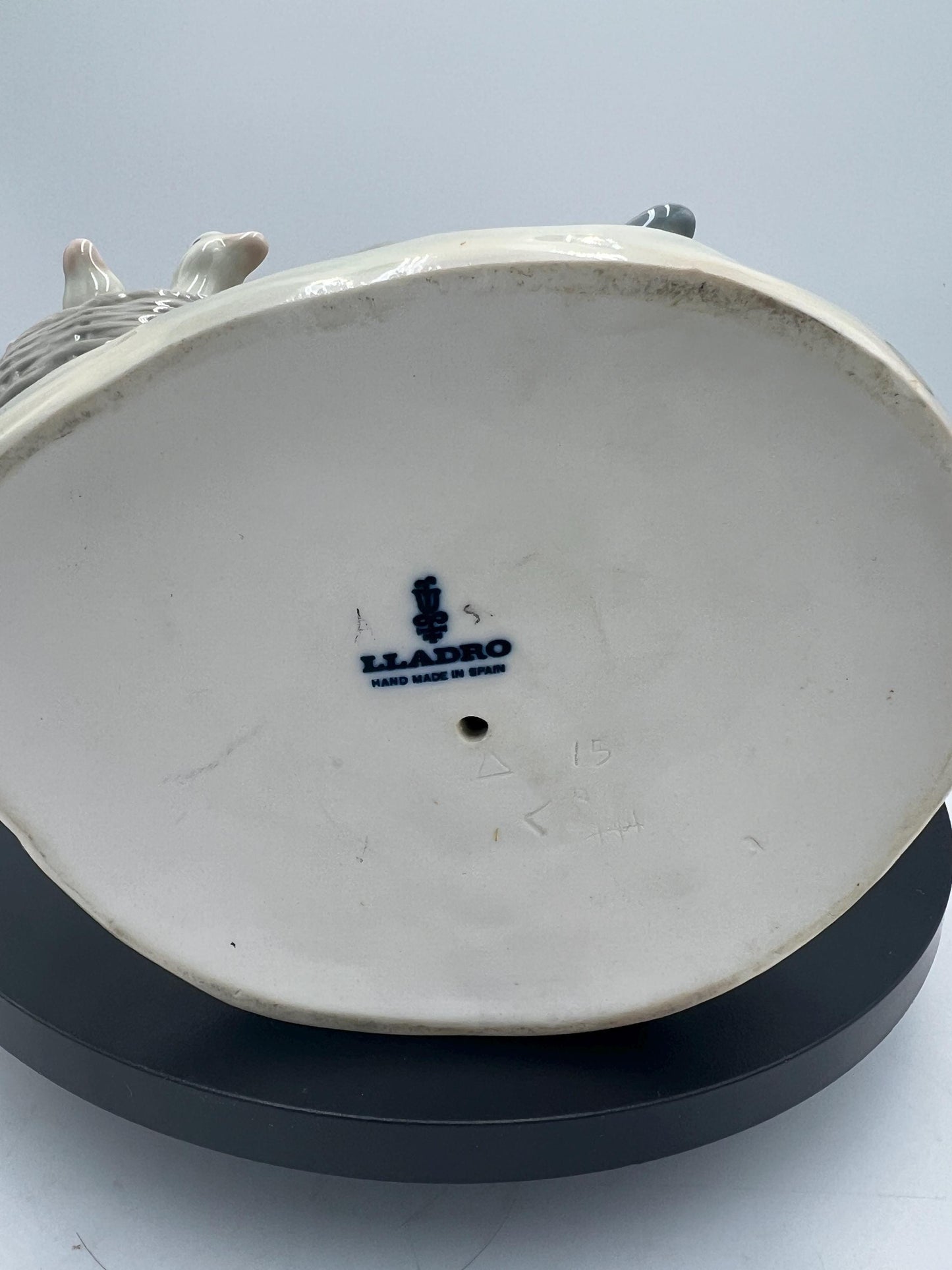 Lladro Statues, "Girl Gathering Flowers" and "Duck Seller" Lladro Porcelain Sculpture - Sold Individually