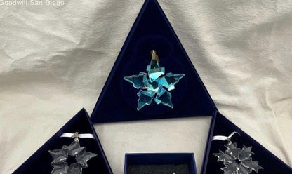 Swarovski Crystal Annual Edition Ornaments, in Original Box and Packaging. Choose from 2018, 2019 and 2021 and 2010 (Little)