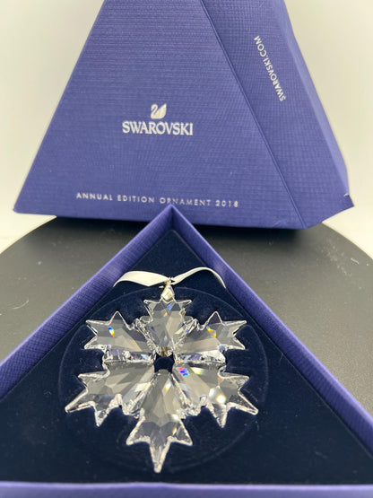 Swarovski Crystal Annual Edition Ornaments, in Original Box and Packaging. Choose from 2018, 2019 and 2021 and 2010 (Little)