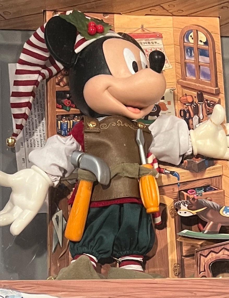 Disney Mattel "Santa's Little Helper" Mickey Mouse Doll 15" Limited Edition