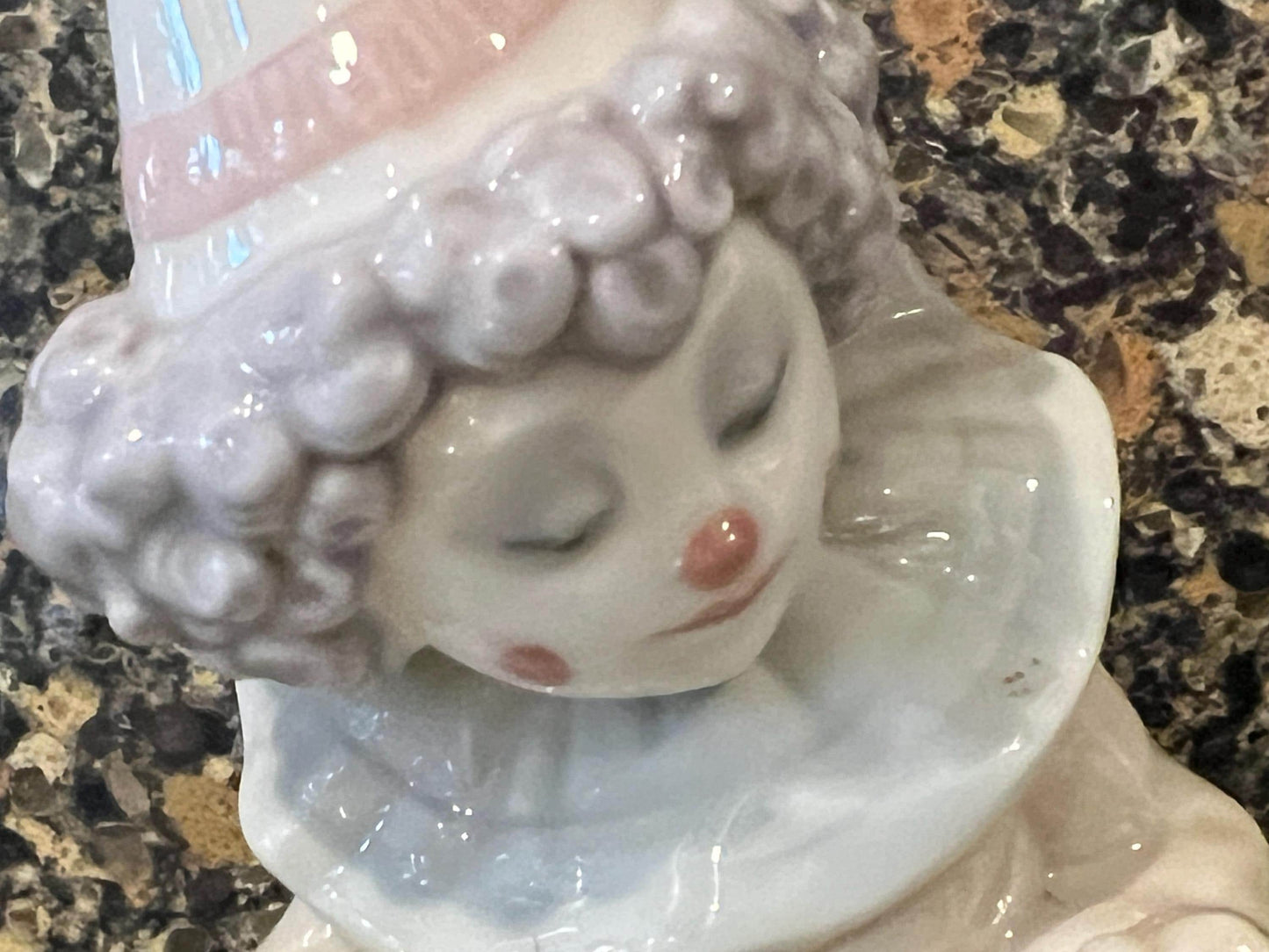 Lladro Porcelain Sculpture "Pierrot with Concertina", Model #5279.