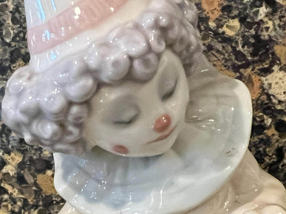 Lladro Porcelain Sculpture "Pierrot with Concertina", Model #5279.