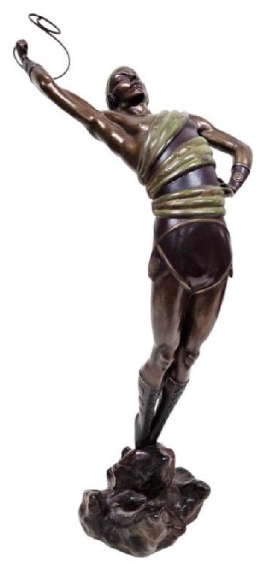 Vintage 1980 Erte Le Danseur Bronze Sculpture