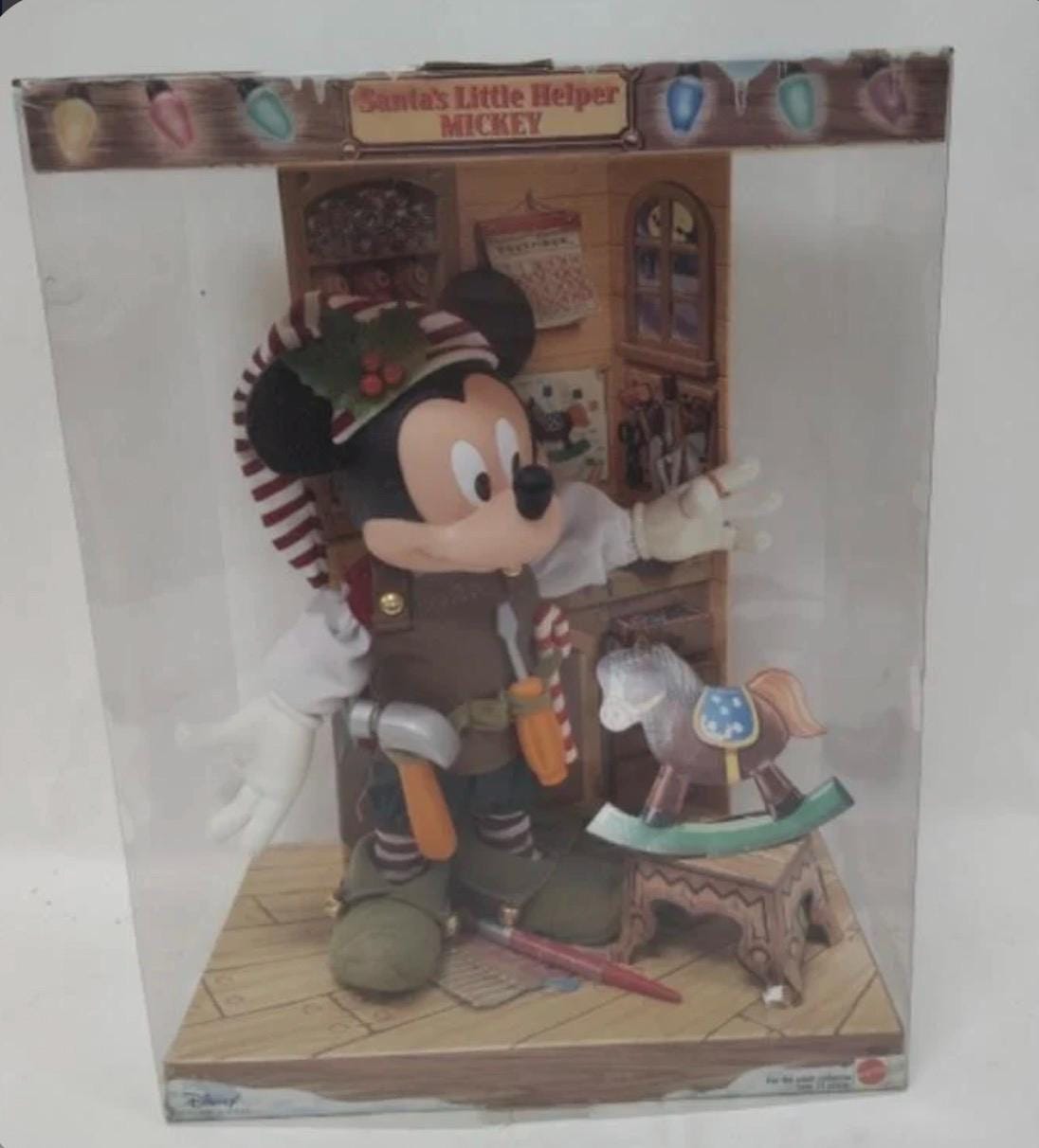 Disney Mattel "Santa's Little Helper" Mickey Mouse Doll 15" Limited Edition