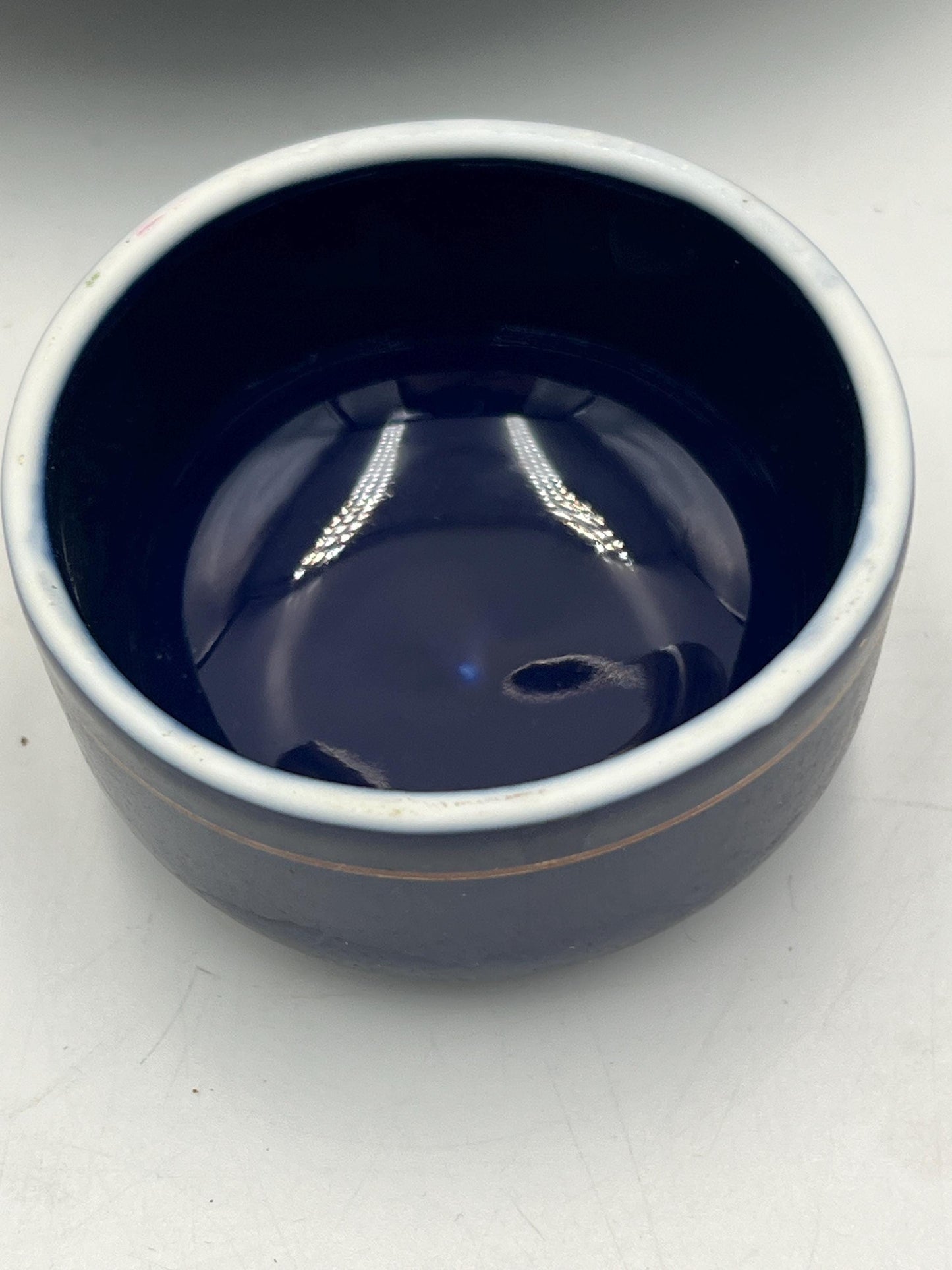 Elegant Blue and Gold Decorative Ginger Jar