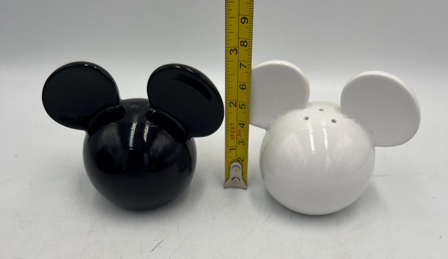 Vintage Chef Mickey Mouse Ears Salt and Pepper Shakers